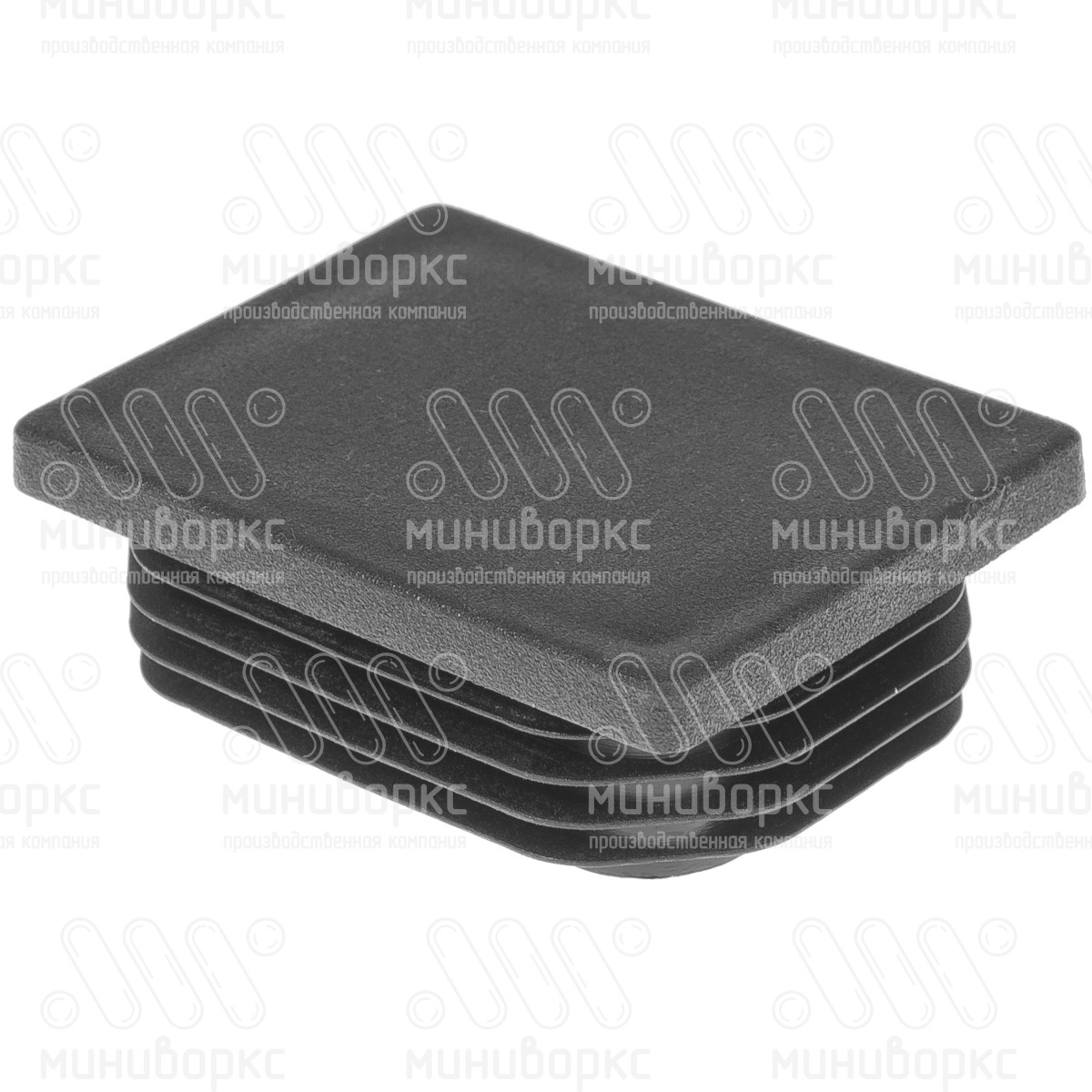 Заглушки для прямоугольной трубы 60x45 – ILR60x45-GRIGIO | картинка 1