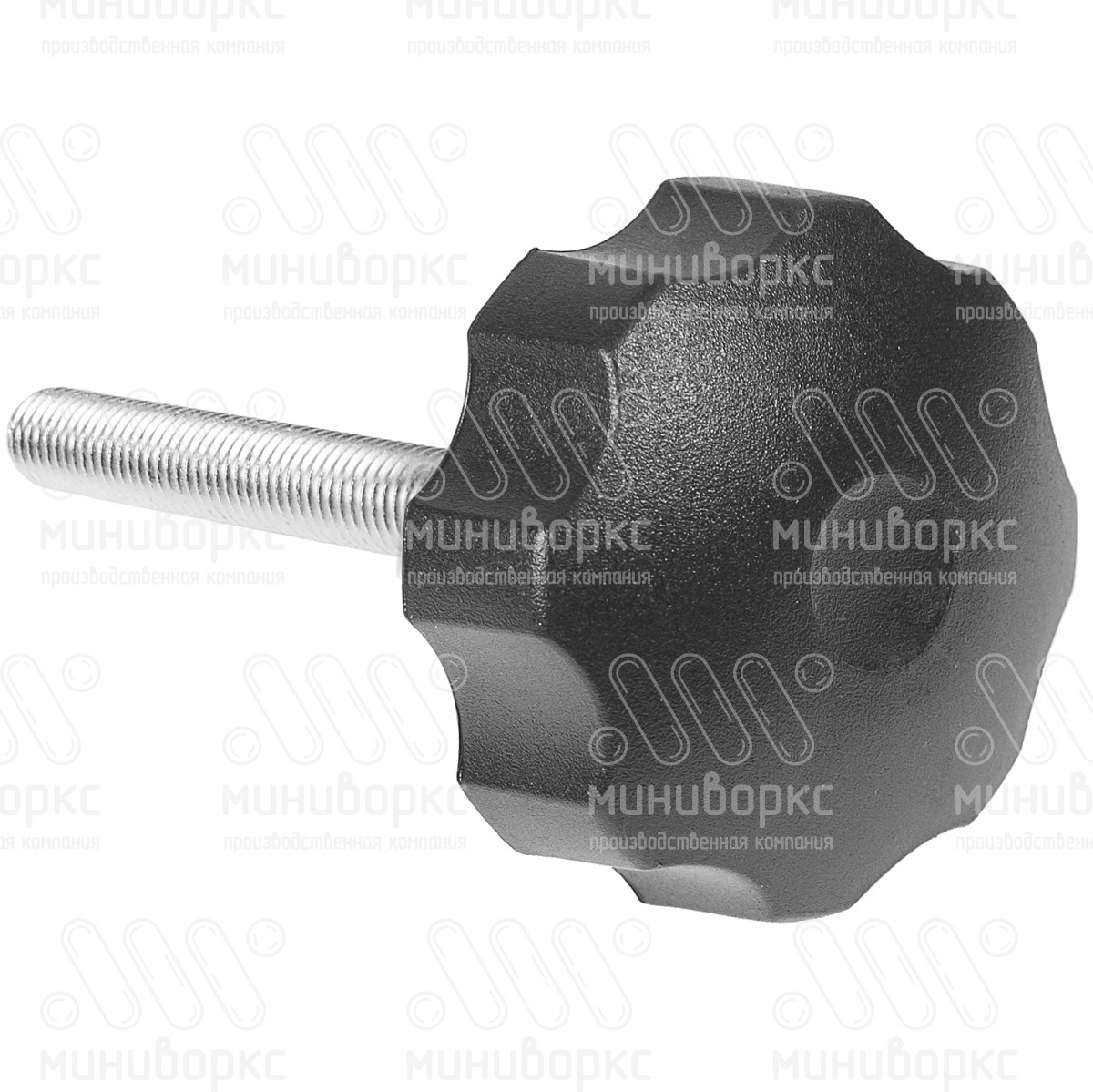 Фиксатор пластиковый с рукояткой m12x90 60 – Ф60М12-90БН | картинка 3