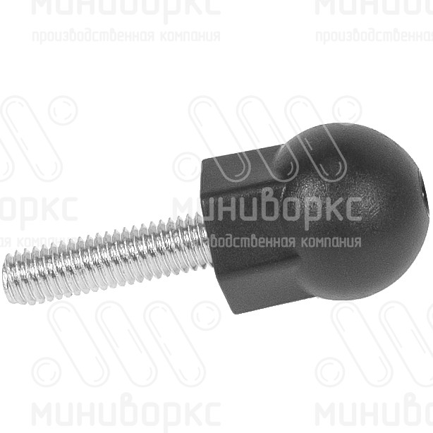 Опора резьбовая  m8x30 24 – 24М8-30ЧС | картинка 2