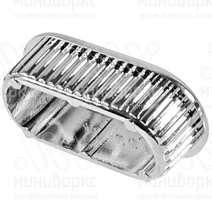 Заглушки для овальной труб 35x20 – 210513600C | картинка 2
