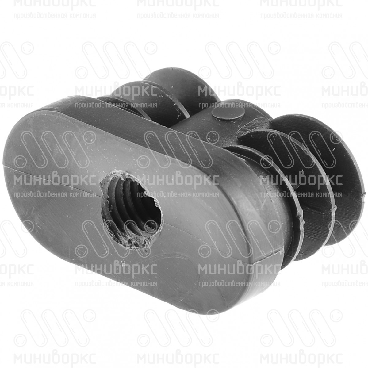 Заглушки для овальной труб 40x20 – 1105119022N | картинка 2