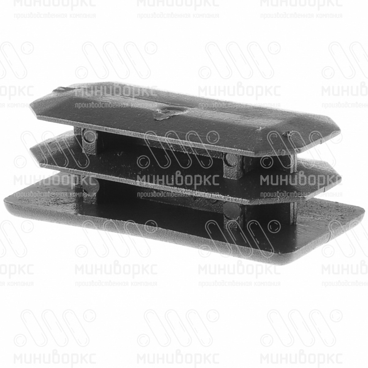 Заглушки для прямоугольной трубы 40x20 – 110414002N | картинка 3