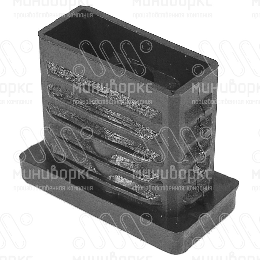 Заглушки для прямоугольной трубы 40x20 – 20-40М8ЧА | картинка 3