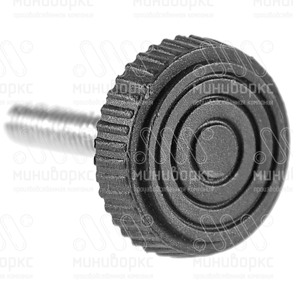 Опора резьбовая  m6x30 25 – 25М6-30ЧС | картинка 3