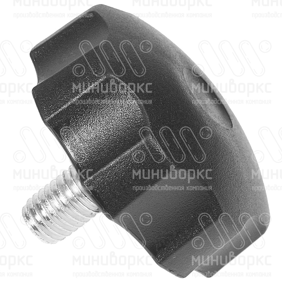 Фиксатор пластиковый с рукояткой m12x20 60 – Ф60М12-20БН | картинка 2