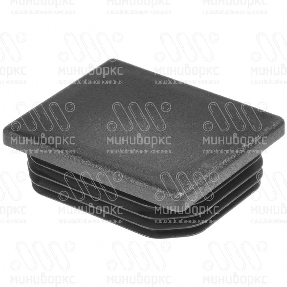 Заглушки для прямоугольной трубы 60x50 – ILR60x50-GRIGIO | картинка 1