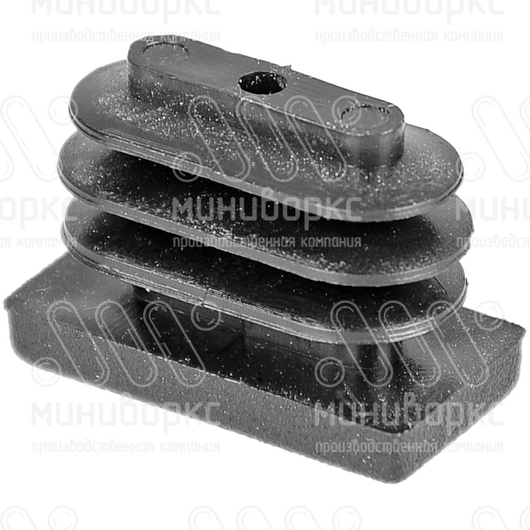 Заглушки для прямоугольной трубы 20x10 – ILR20x10-GRIGIO | картинка 3