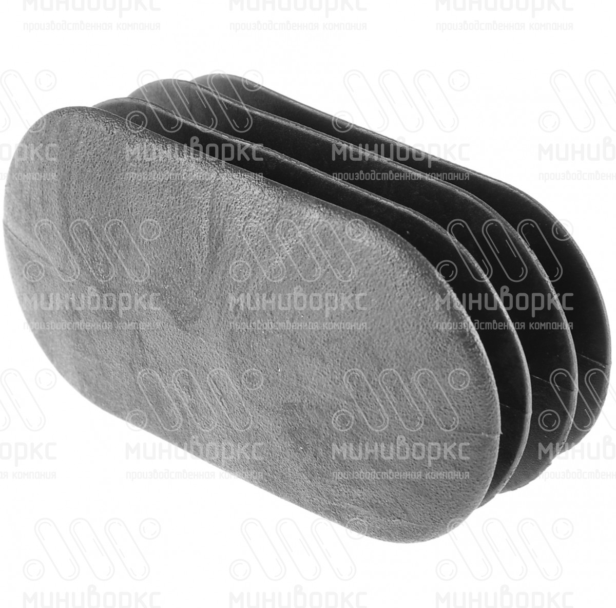 Заглушки для овальной труб 60x30 – 110512802N | картинка 2