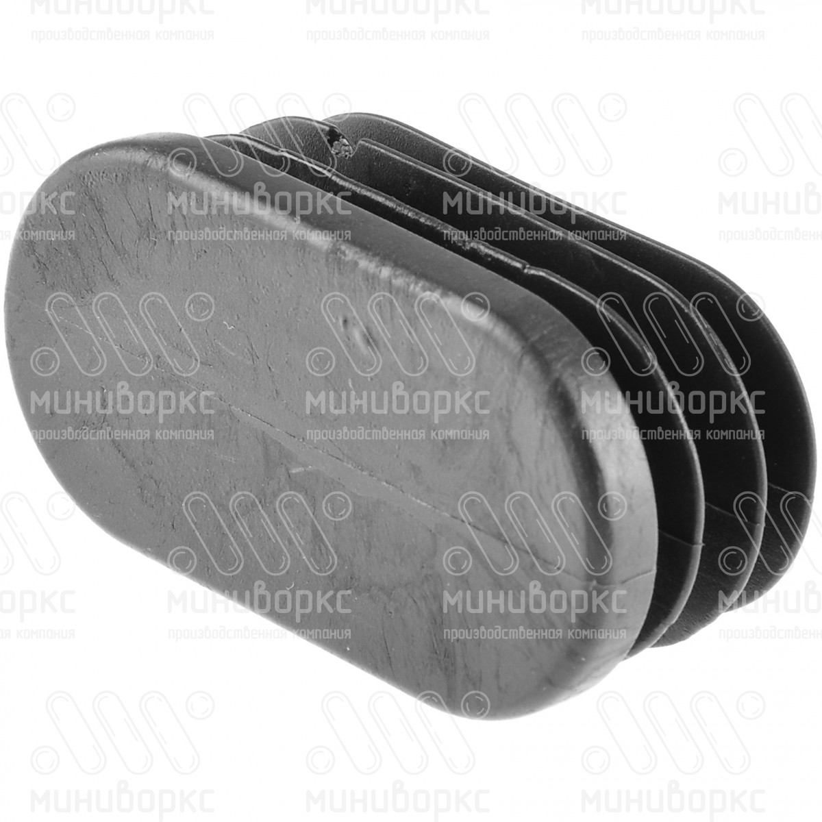 Заглушки для овальной труб 50x25 – 110511002N | картинка 2