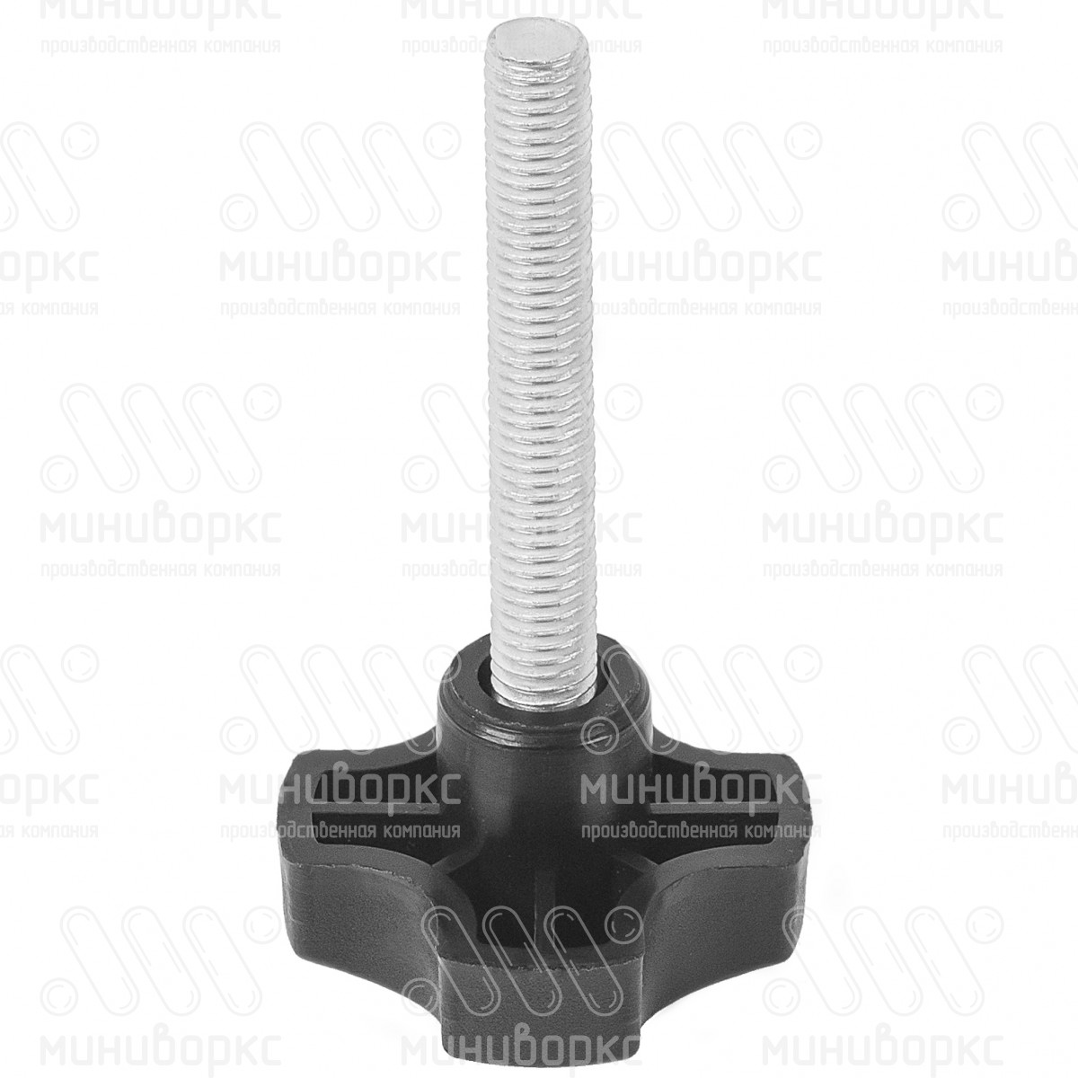 Фиксатор пластиковый с рукояткой m8x95 40 – Ф40М8-95БЕ | картинка 1