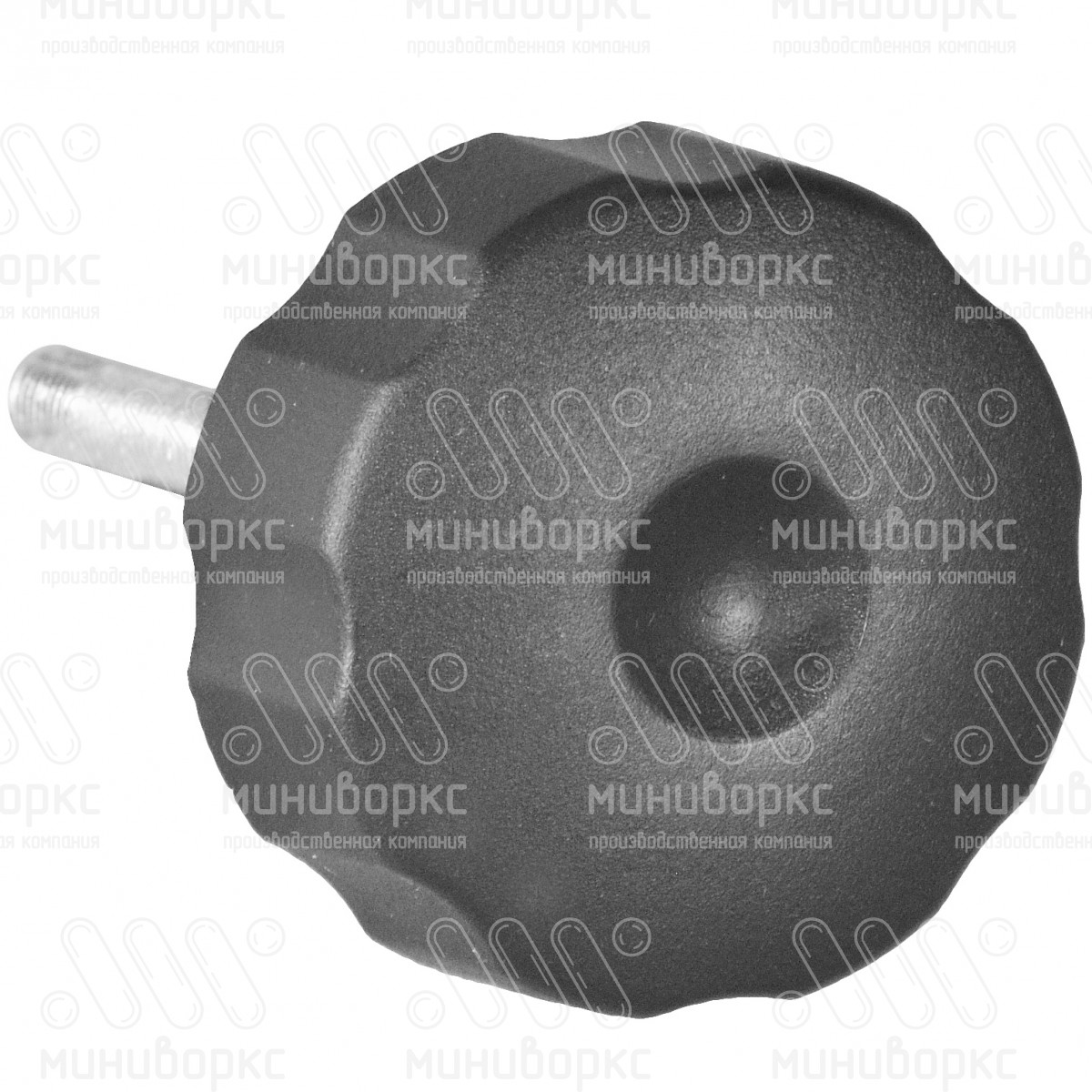 Фиксатор пластиковый с рукояткой m6x60 42 – Ф42М6-60ЧС | картинка 3