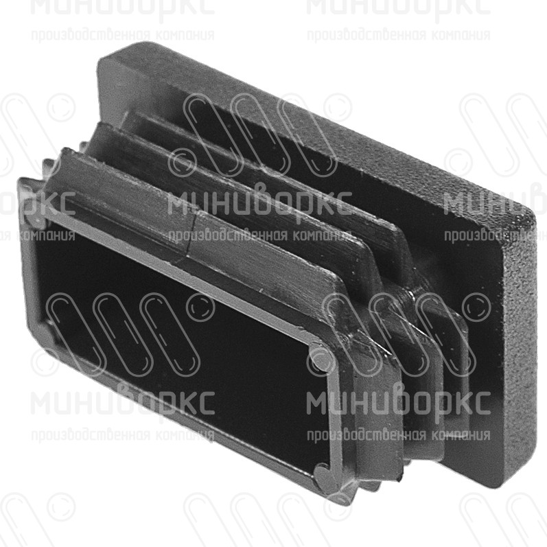 Заглушки для прямоугольной трубы 35x20 – ILR35x20-GRIGIO | картинка 2