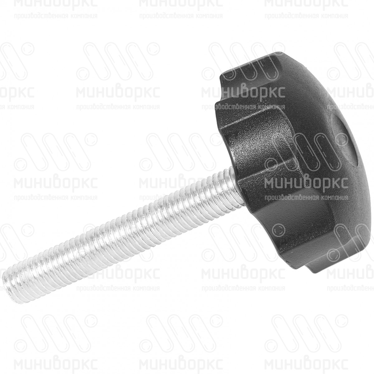 Фиксатор пластиковый с рукояткой m12x80 60 – Ф60М12-80БН | картинка 2