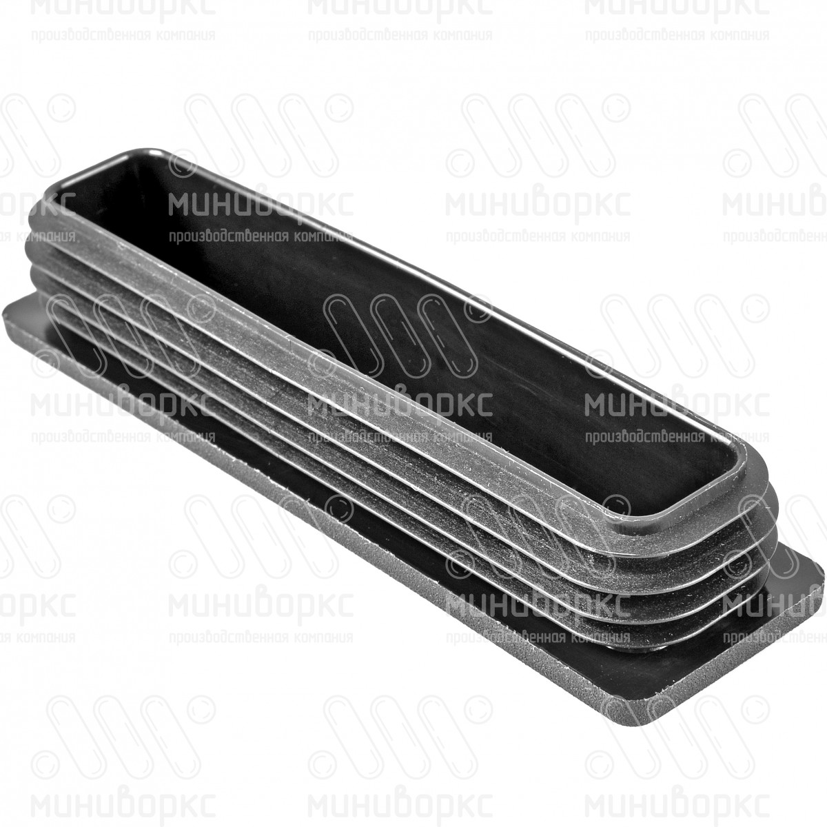 Заглушки для прямоугольной трубы 150x40 – ILR150x40-GRIGIO | картинка 3