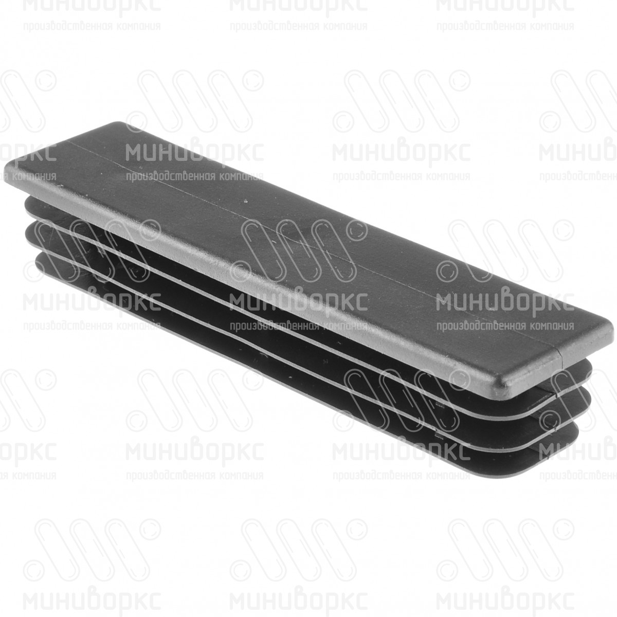Заглушки для прямоугольной трубы 100x25 – 110414602N | картинка 1