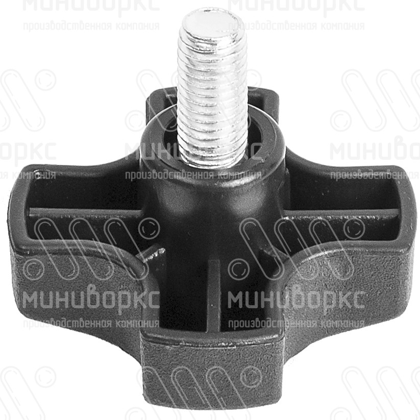 Фиксатор пластиковый с рукояткой m10x20 60 – Ф60М10-20СЕ | картинка 1