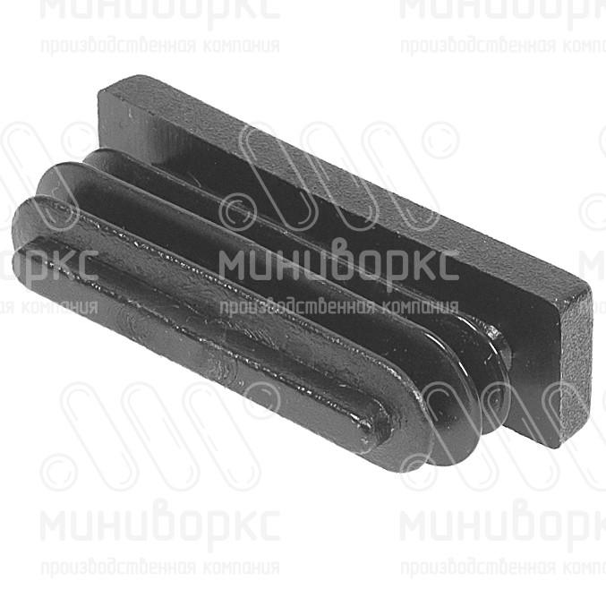 Заглушки для прямоугольной трубы 35x10 – ILR35x10-BIANCO | картинка 2